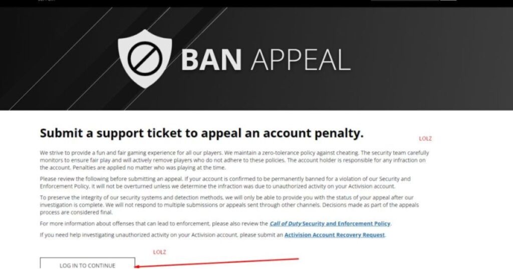 How to Appeal an Activision Ban