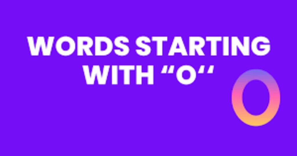 3 letter words starting with O and ending with O